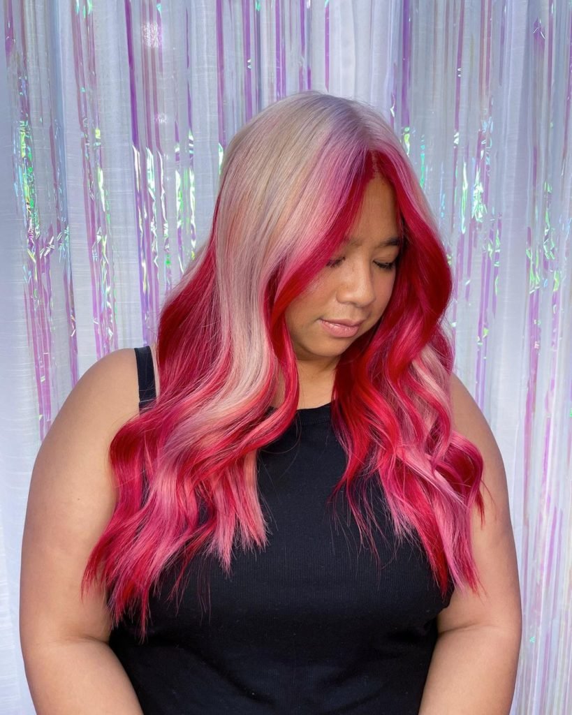 Gorgeous Split Dye Gemini Hairstyles Colors